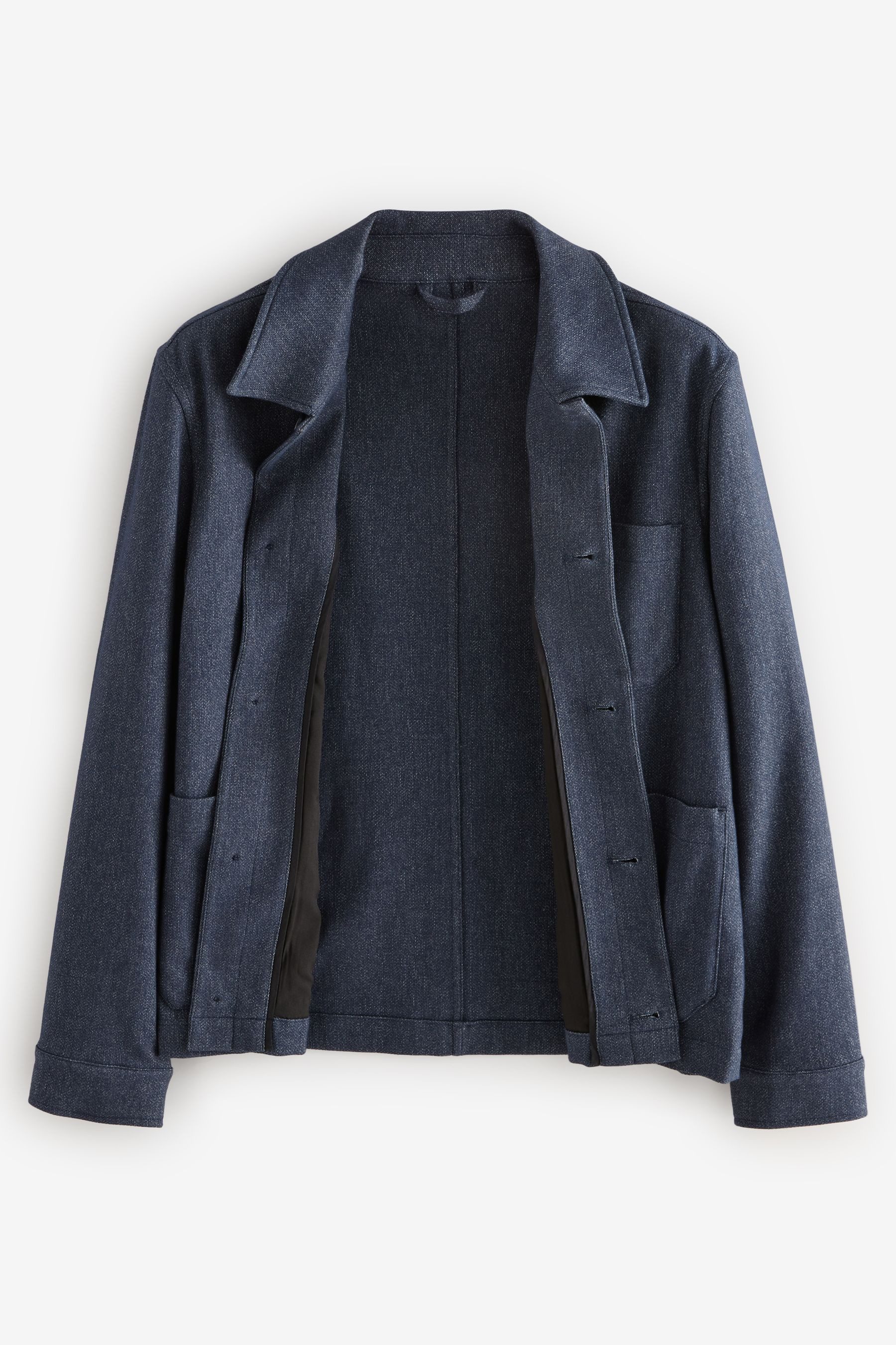 Next Hemdjacke EDIT Hemdjacke im Jeans-Look (1-St)