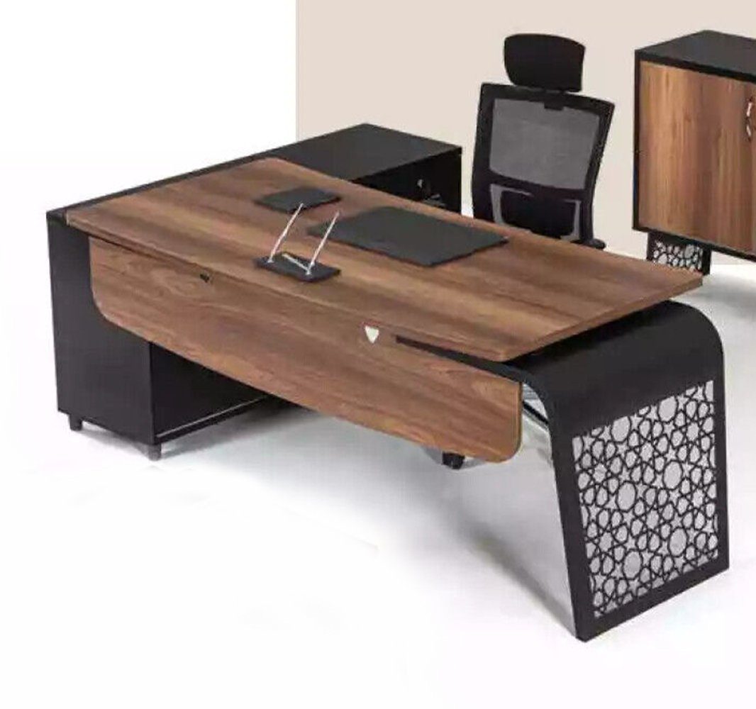 JVmoebel Eckschreibtisch Büro Eckschreibtisch Tische Chefmöbel Designer Büroeinrichtung Tisch, Made In Europe