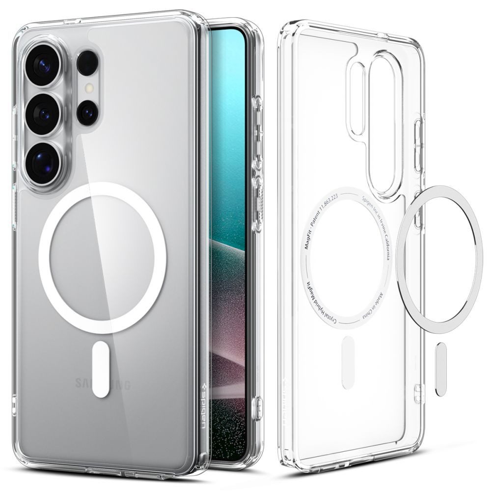 Spigen Hybrid Handyhülle Schutzhülle Magnethülle, Spar-Set, 1-tlg., MagSafe-kompatibel, Hybrid TPU+PC, Eckenschutz