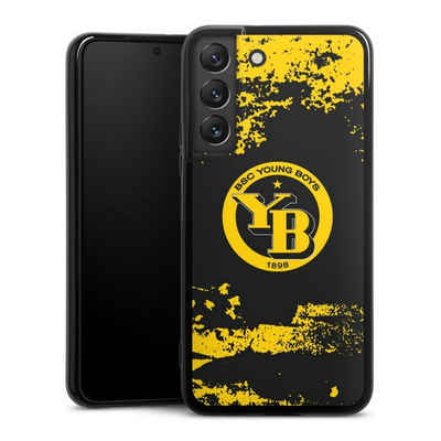 DeinDesign Handyhülle BSC Young Boys Offizielles Lizenzprodukt Fanartikel BSC YB Grunge, Samsung Galaxy S22 Silikon Hülle Bumper Case Handy Schutzhülle