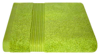 Dyckhoff Handtuch SIENA, 50 x 100 cm, Apfelgrün, Baumwolle, (1-St), waschbar und trocknergeeignet
