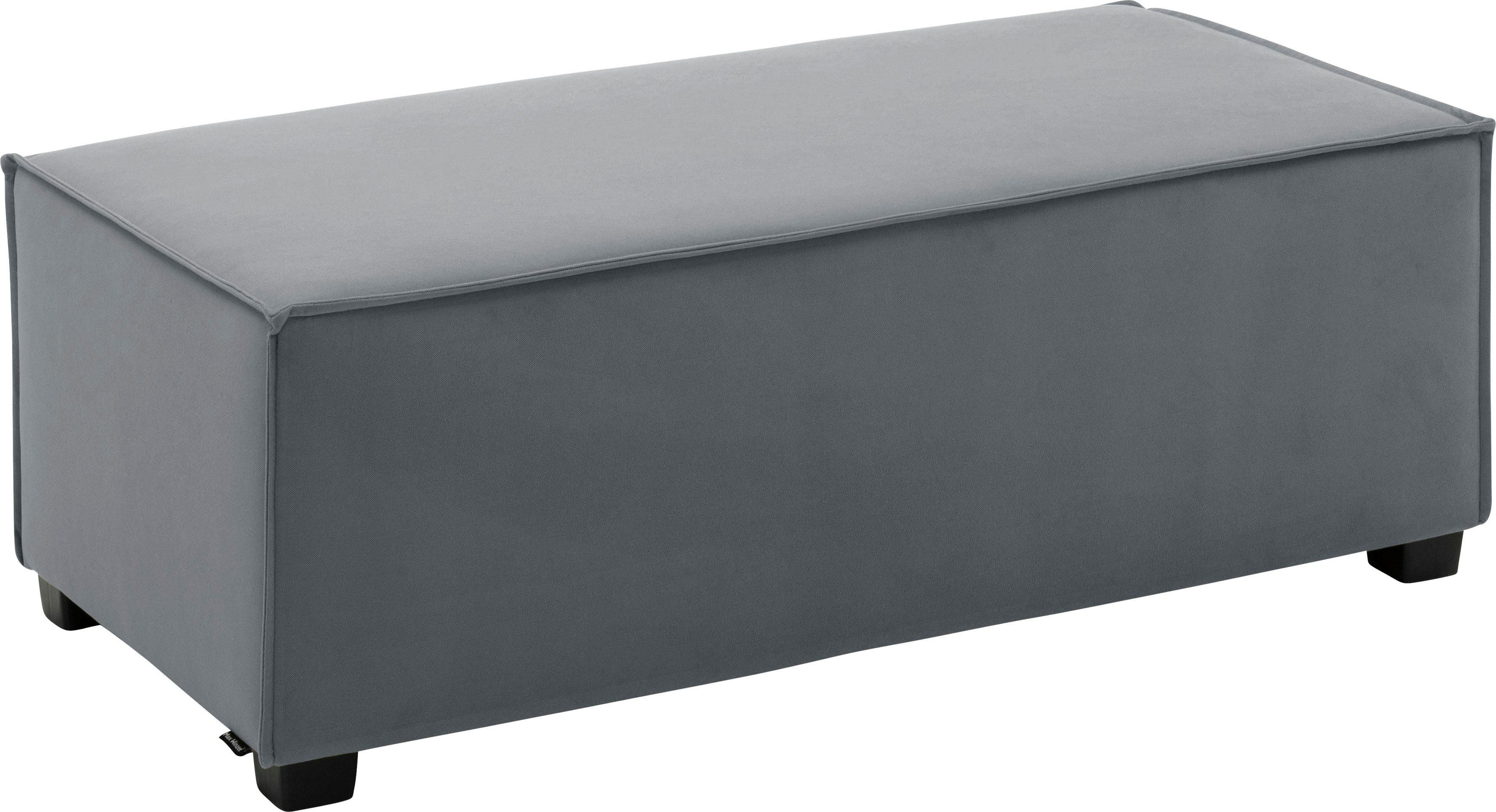 Max Winzer® Sofaelement MOVE, Einzelelement 120/60/42 cm, individuell kombinierbar grau