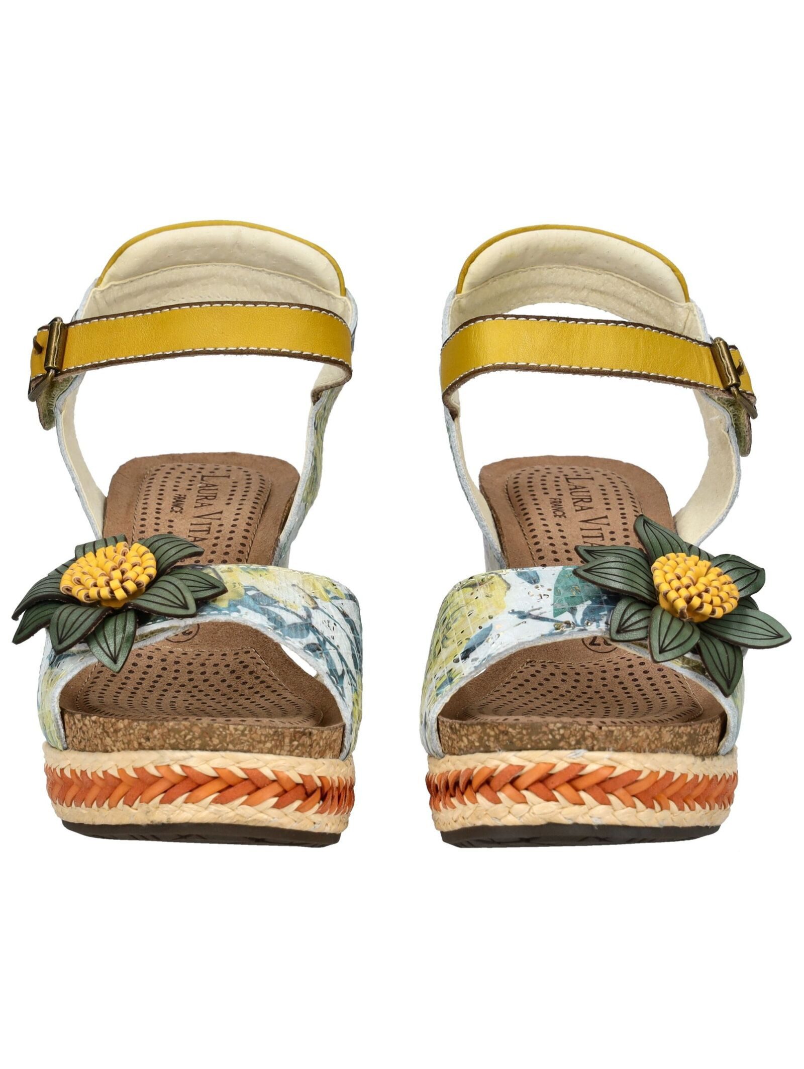 LAURA VITA LAURA VITA Sandalen Leder Keilsandalette