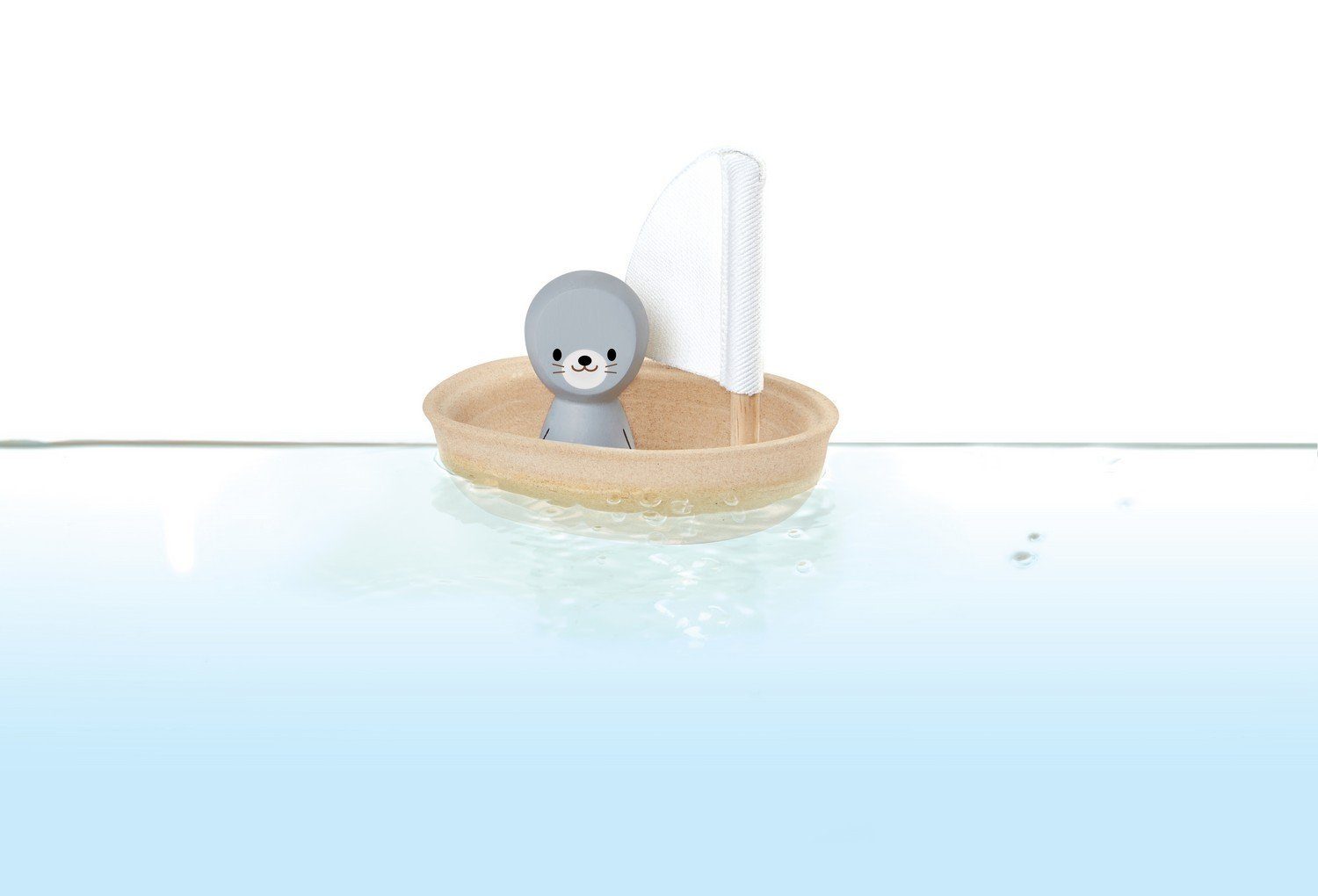 Plantoys Badespielzeug Segelboot Robbe
