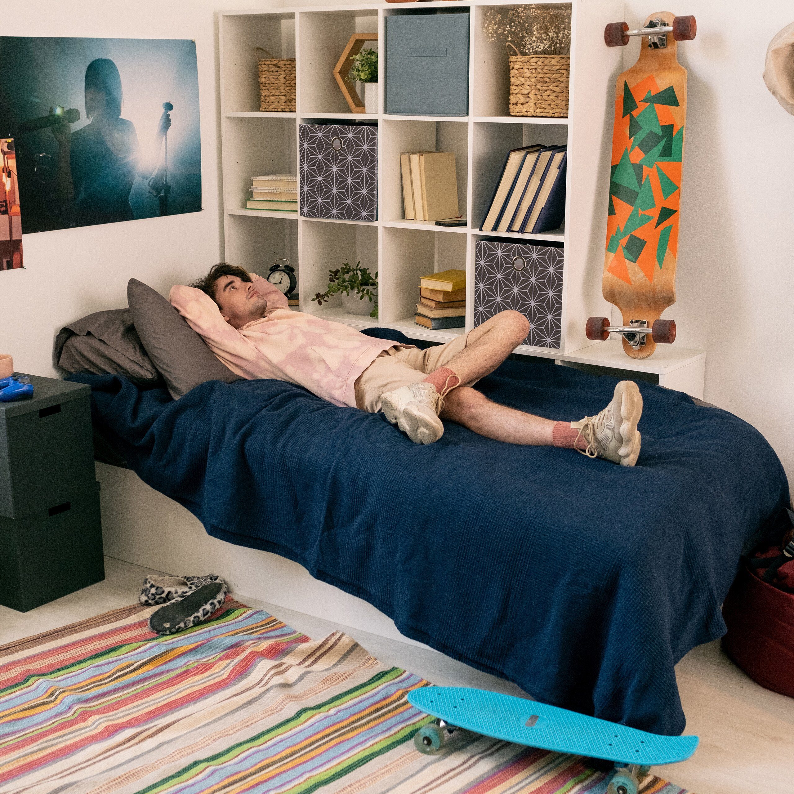 relaxdays Aufbewahrungsbox grau im 2er Set
