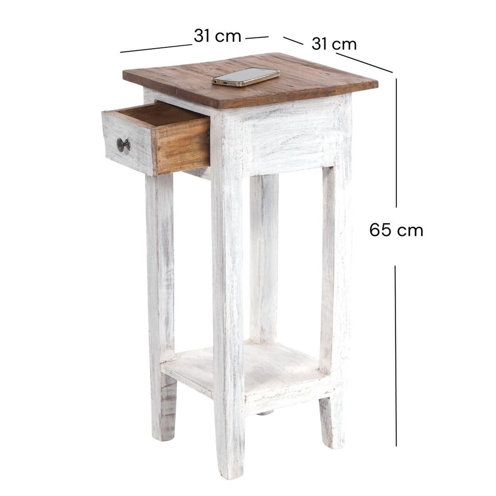 DESIGN DELIGHTS Telefontisch TELEFONTISCH "DRAWER 65", günstig online kaufen