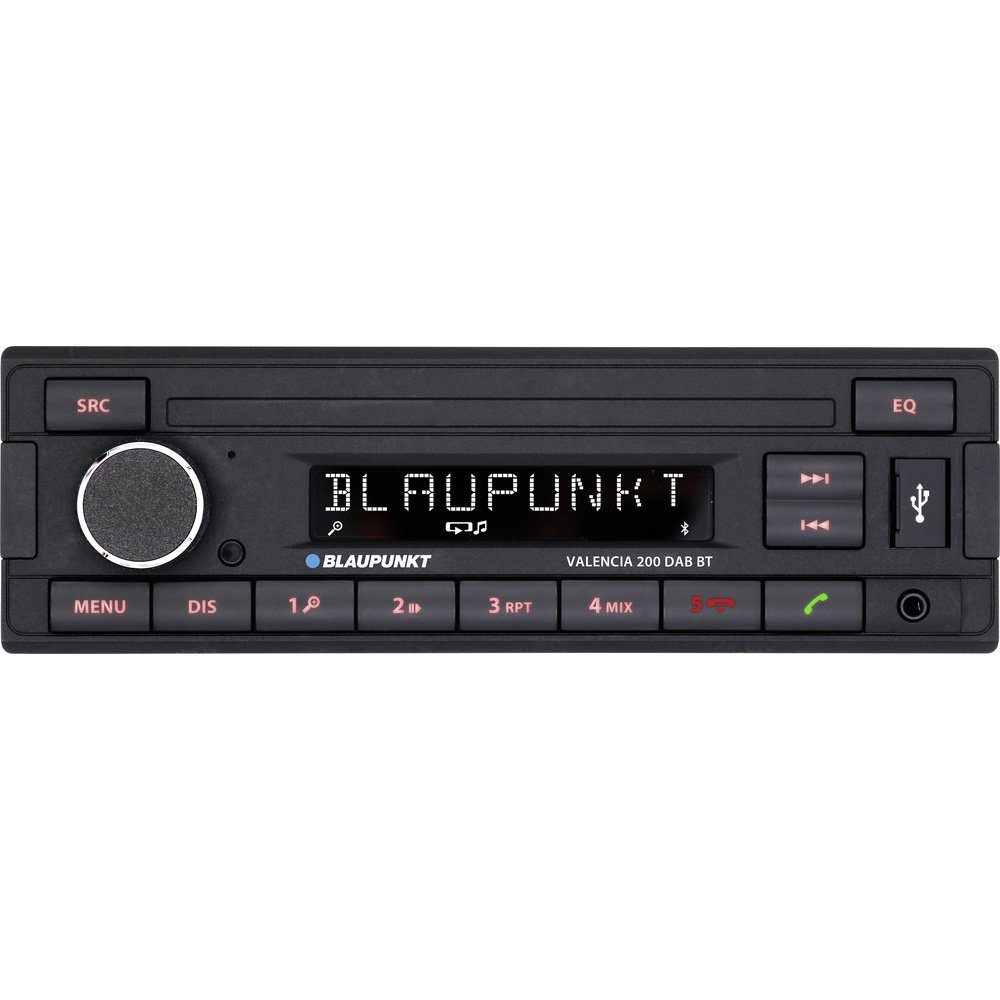 Blaupunkt Blaupunkt Valencia 200 DAB BT Autoradio Bluetooth®-Freisprecheinrichtu Autoradio