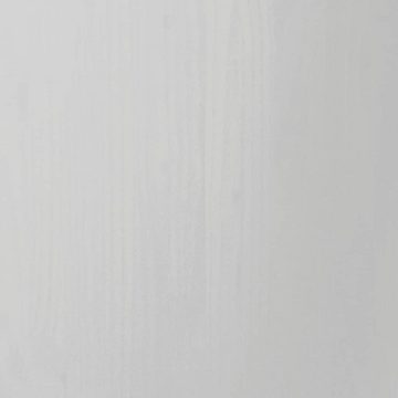 vidaXL Aktenschrank Rollschrank mit Schubladen MOSS Weiß Massivholz Kiefer (1-St)