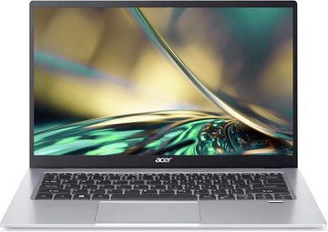 Acer Swift 1 (SF114-34) Windows 11 - 4 GB Ram - 128 GB Ultrabook (35,60 cm/14 Zoll, Intel Pentium N6000, UHD Graphics, Wi-Fi 6 (802.11ax), USB-C, Fingerabdruck, 15 Std Akku)