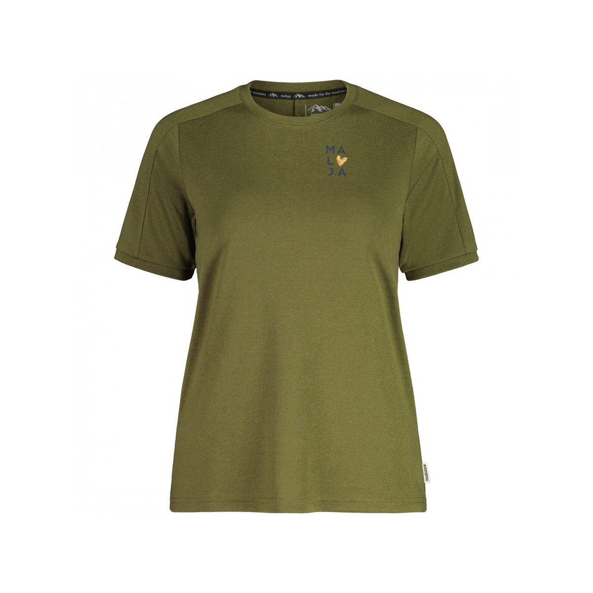 (1-tlg) regular Maloja fit T-Shirt grün