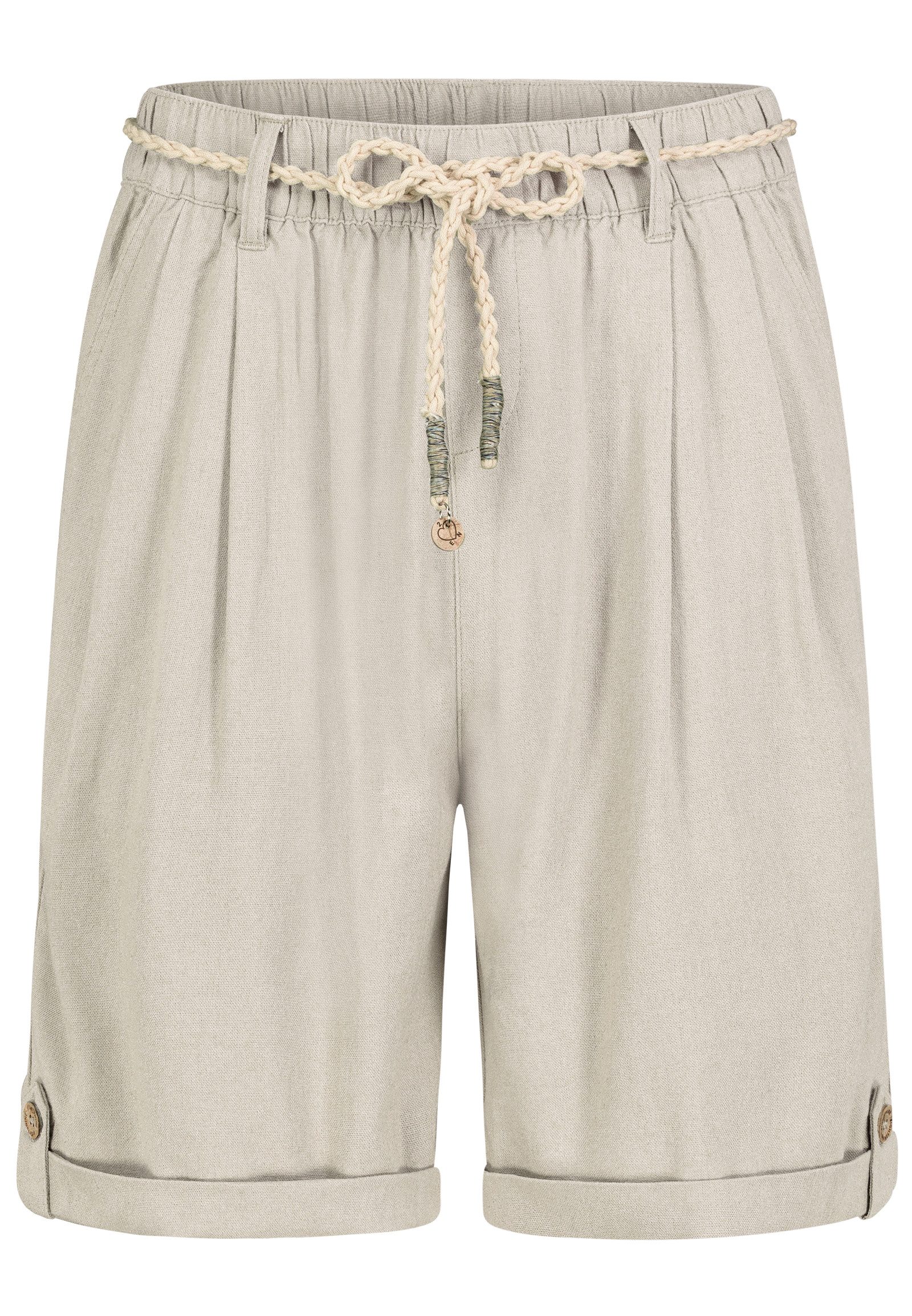 Eight2Nine Shorts Damen Stoffbermuda mit Kordelgürtel günstig online kaufen