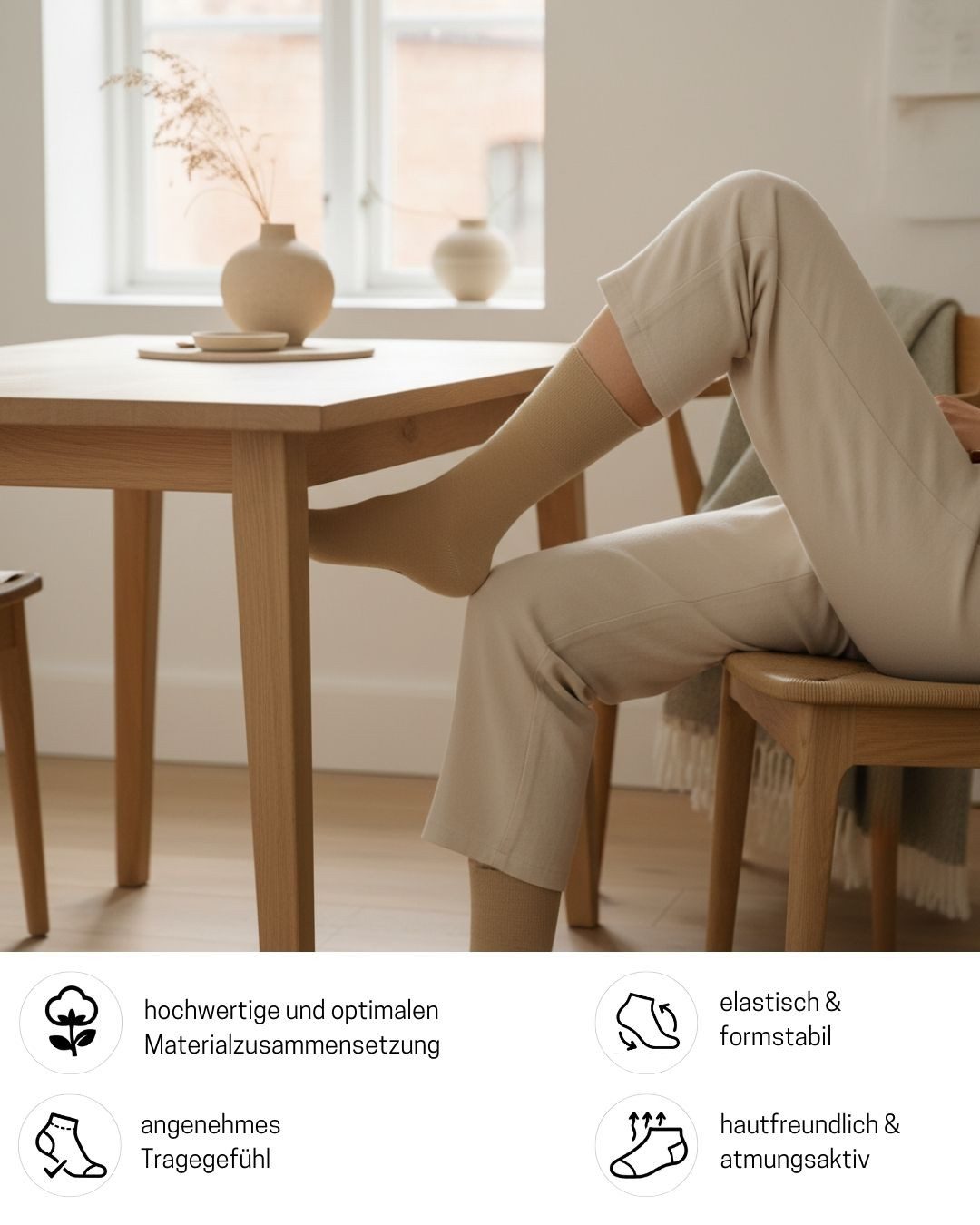 sockenkauf24 Diabetikersocken ohne Gummibund 97% Baumwolle mit Komfortbund ohne Naht (12-Paar) Diabetiker Socken ohne Gummi für Damen & Herren – Bild 4 von 5