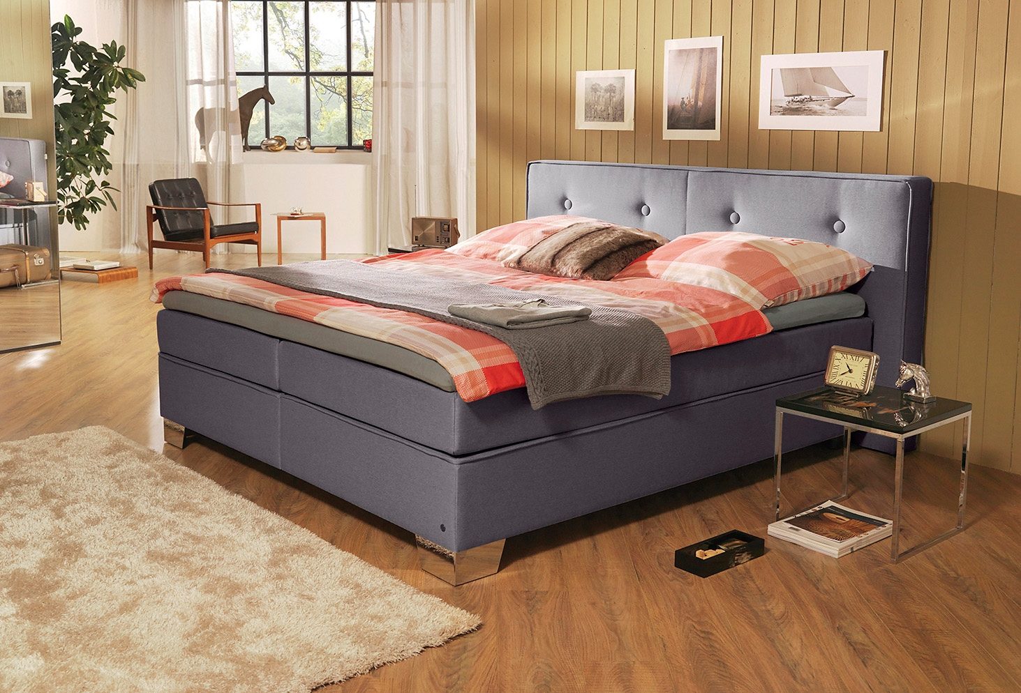 Boxspringbett SOFT BOX Länge 220 cm von TOM TAILOR - Einrichtungsvorschlag