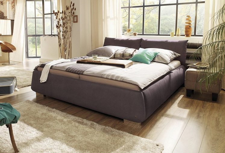 TOM TAILOR Polsterbett SOFT PILLOW Kunstleder Ohne