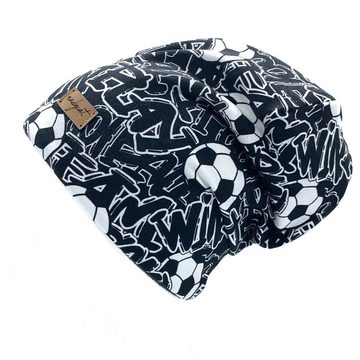 nadycat Beanie FUSSBALL (2-St., Beanie & Loop Set) handgefertigt aus der Lausitz