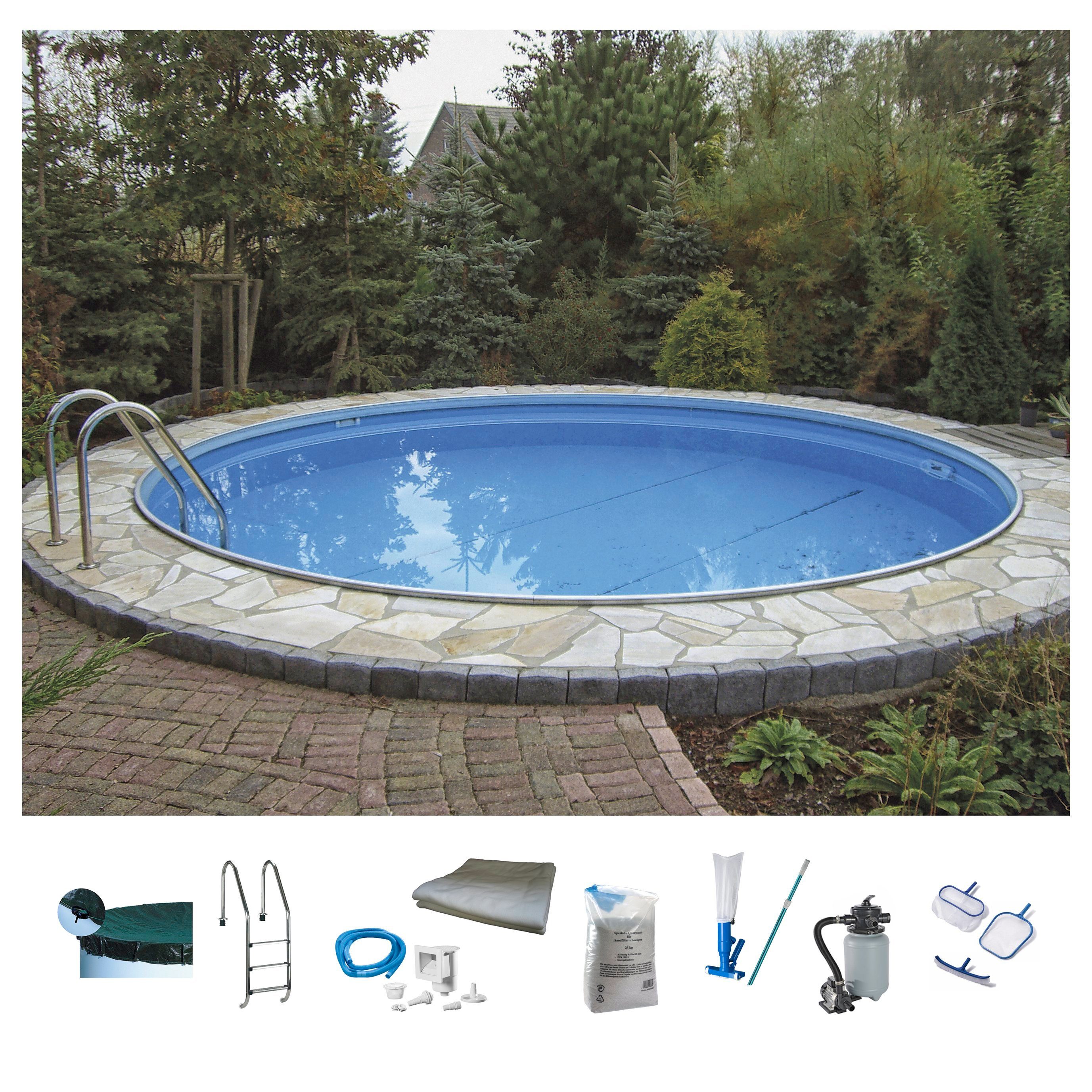 KONIFERA Rundpool Kuba II (Set, 9-tlg), verschiedene Größen, für den Vollei günstig online kaufen