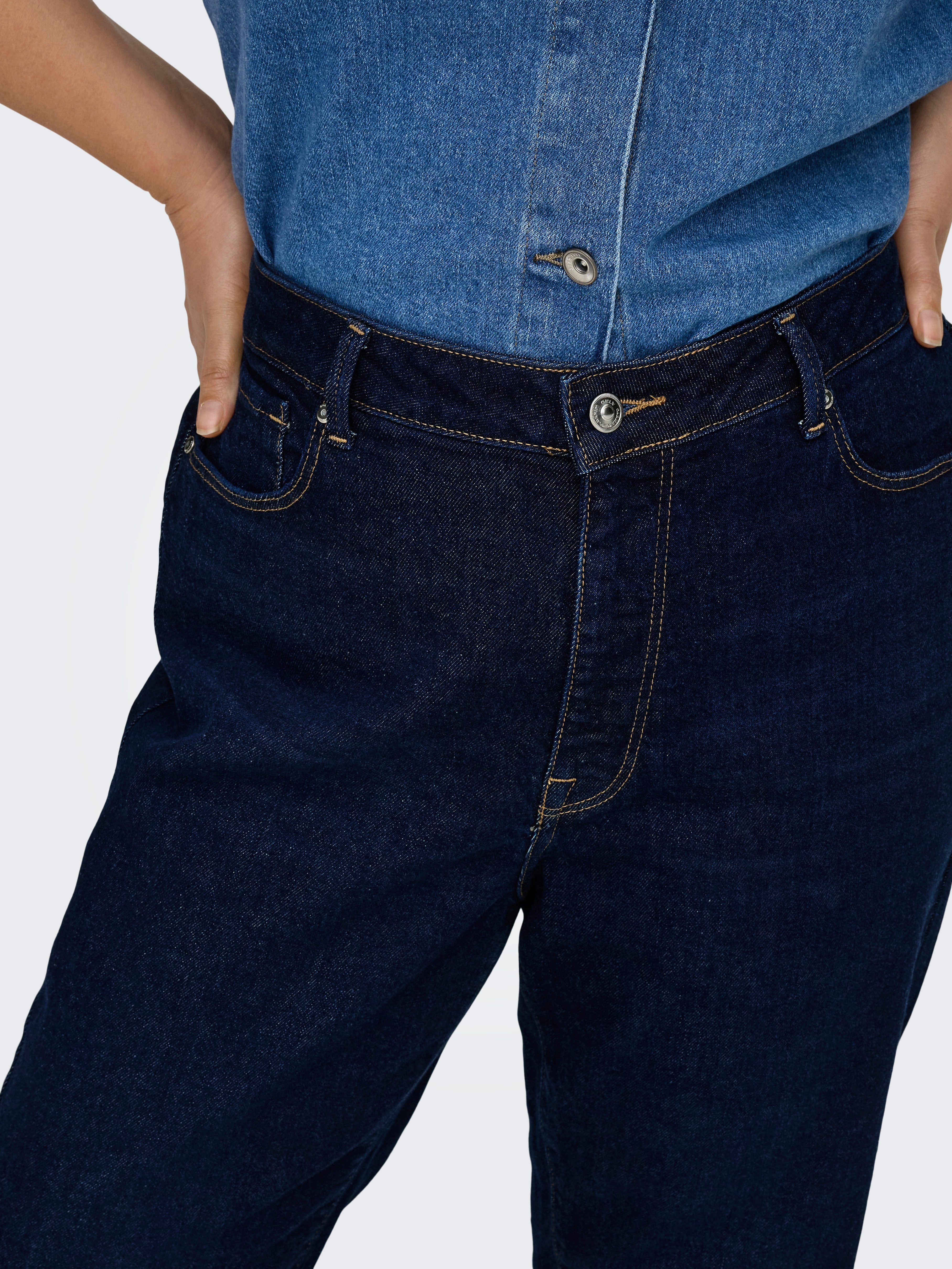 ONLY CARMAKOMA Straight-Jeans CAREMILY ST HW STR ANK DNM TAI0045 NOOS günstig online kaufen