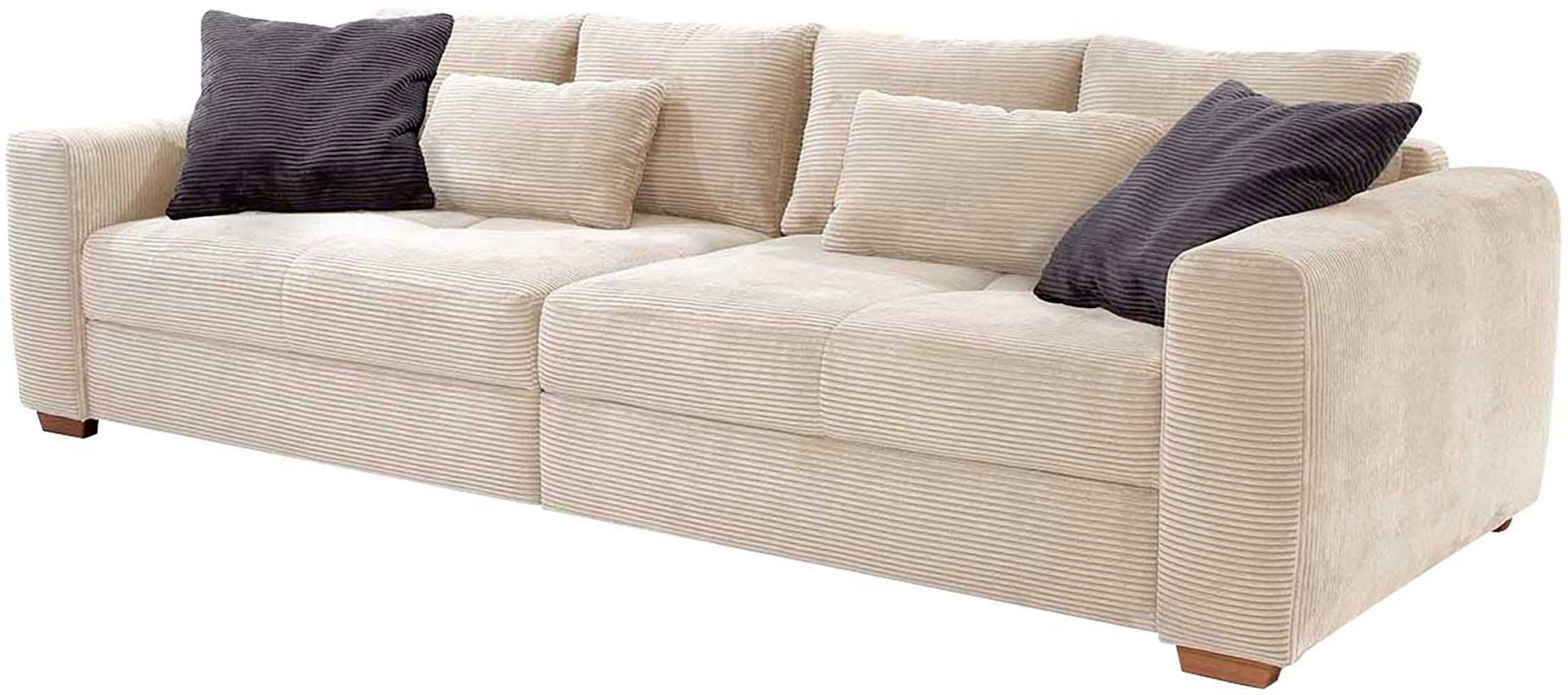 Jockenhöfer Gruppe Big-Sofa "Maxi", Federkernpolsterung, inklusive 8 Kissen günstig online kaufen