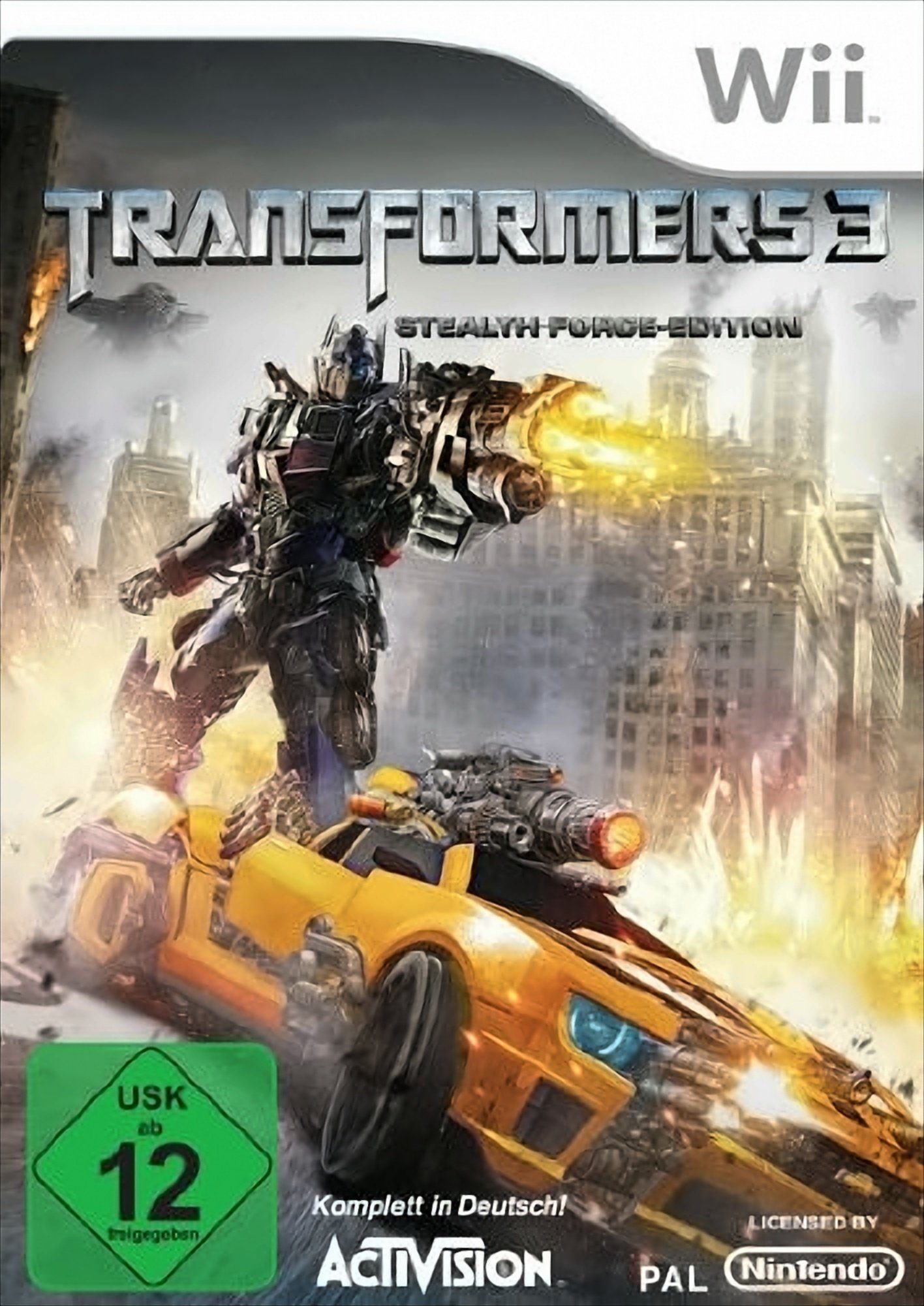 Transformers 3 Wii Relaunch Dark of the Moon Nintendo Wii