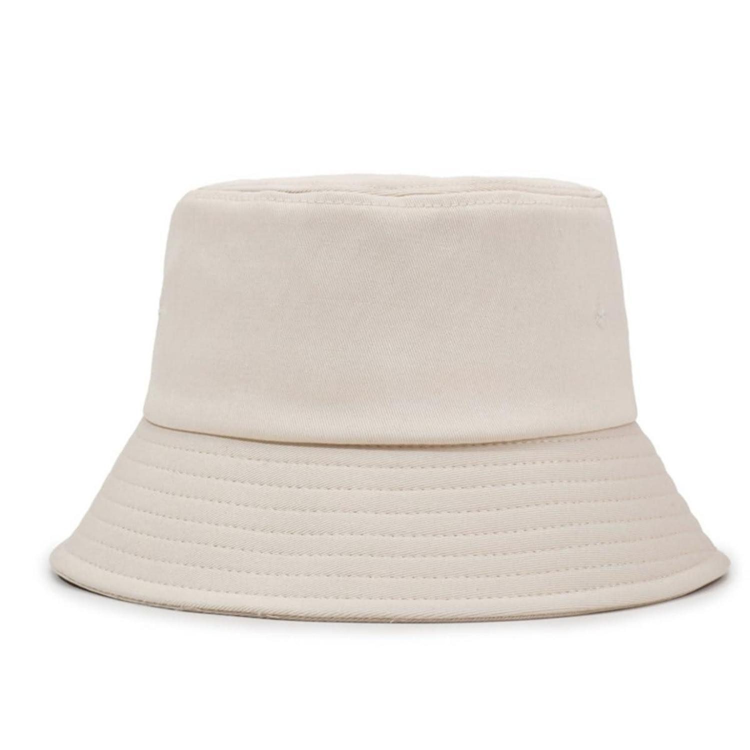 LuxusKollektion Fischerhut Fischerhut Damen Herren Bucket Hat Baumwolle Faltbar M-L Beige