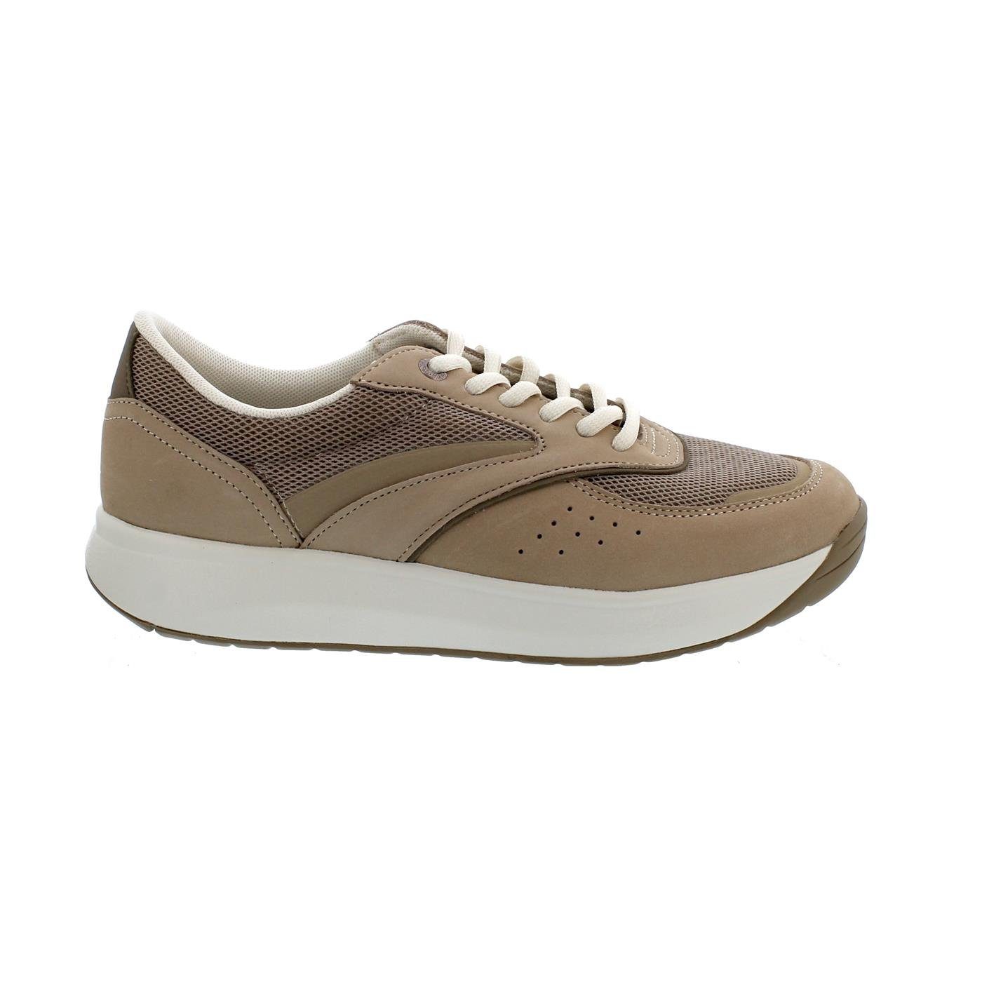 Joya Joya Sydney II Beige Sneaker, Nubukleder / Textil, Senso-Sohle, Katego Schnürschuh