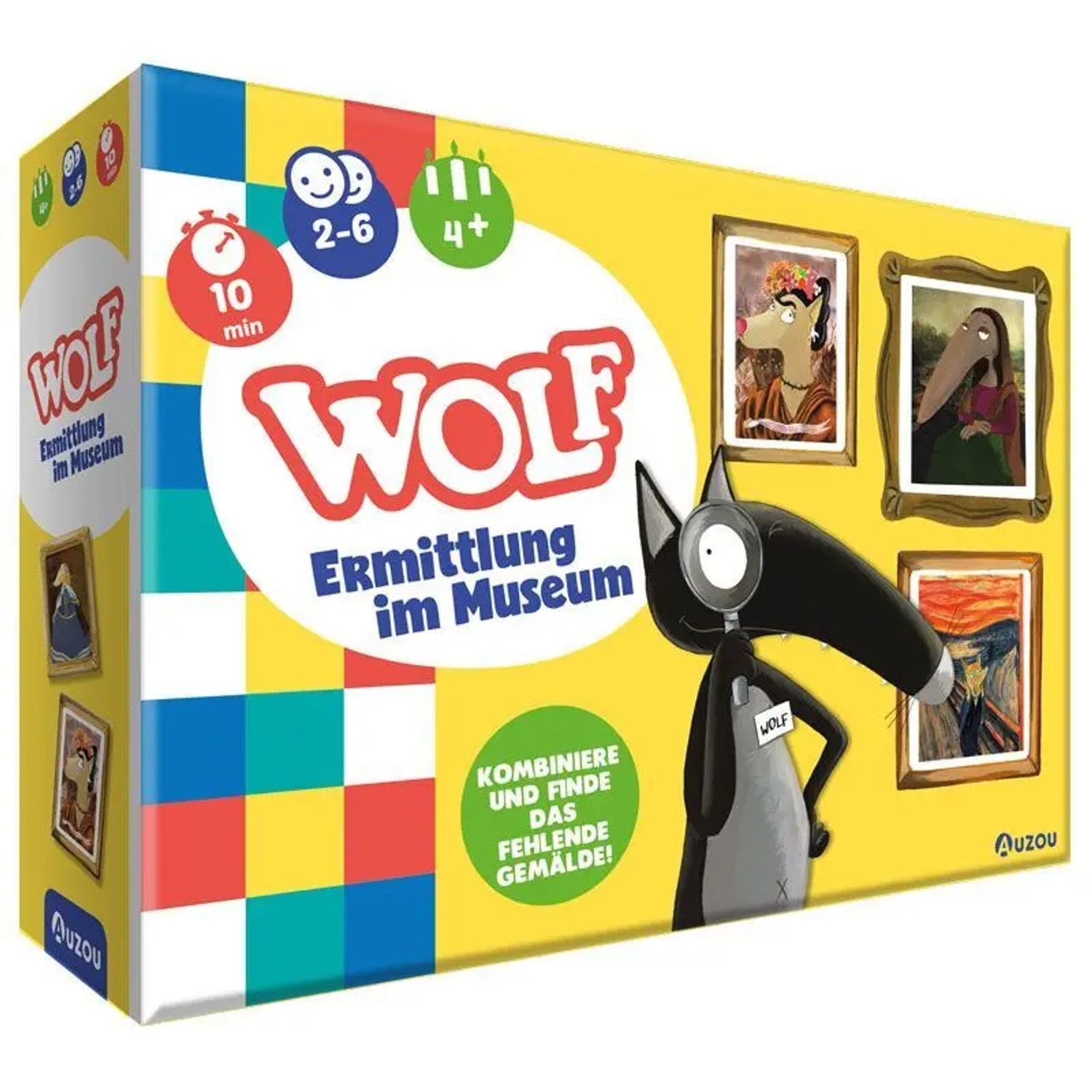 AUZOU Spiel Wolf - Ermittlung im Museum
