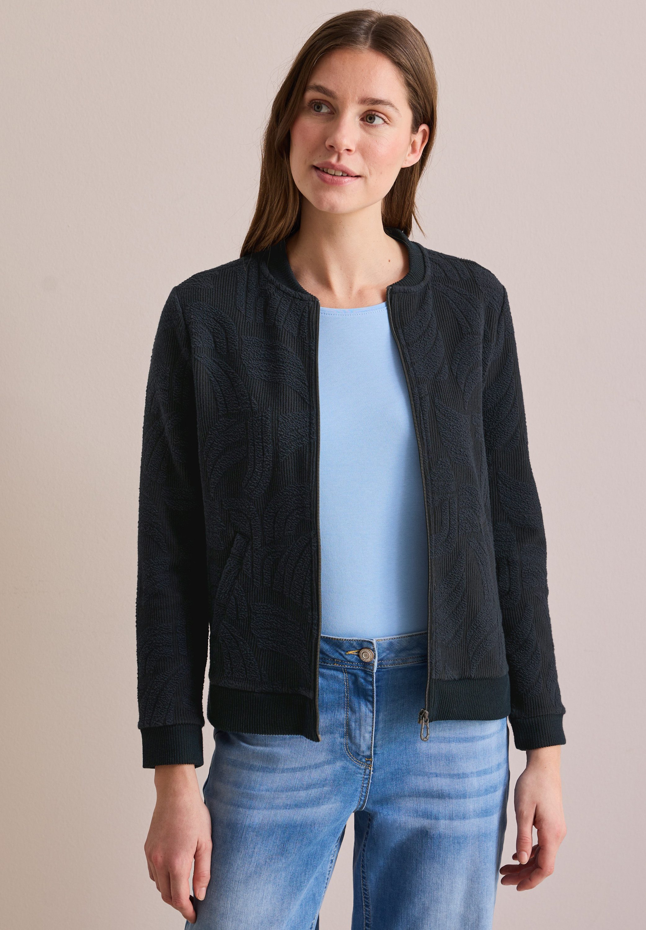 CECIL Cardigan mit Stehkragen