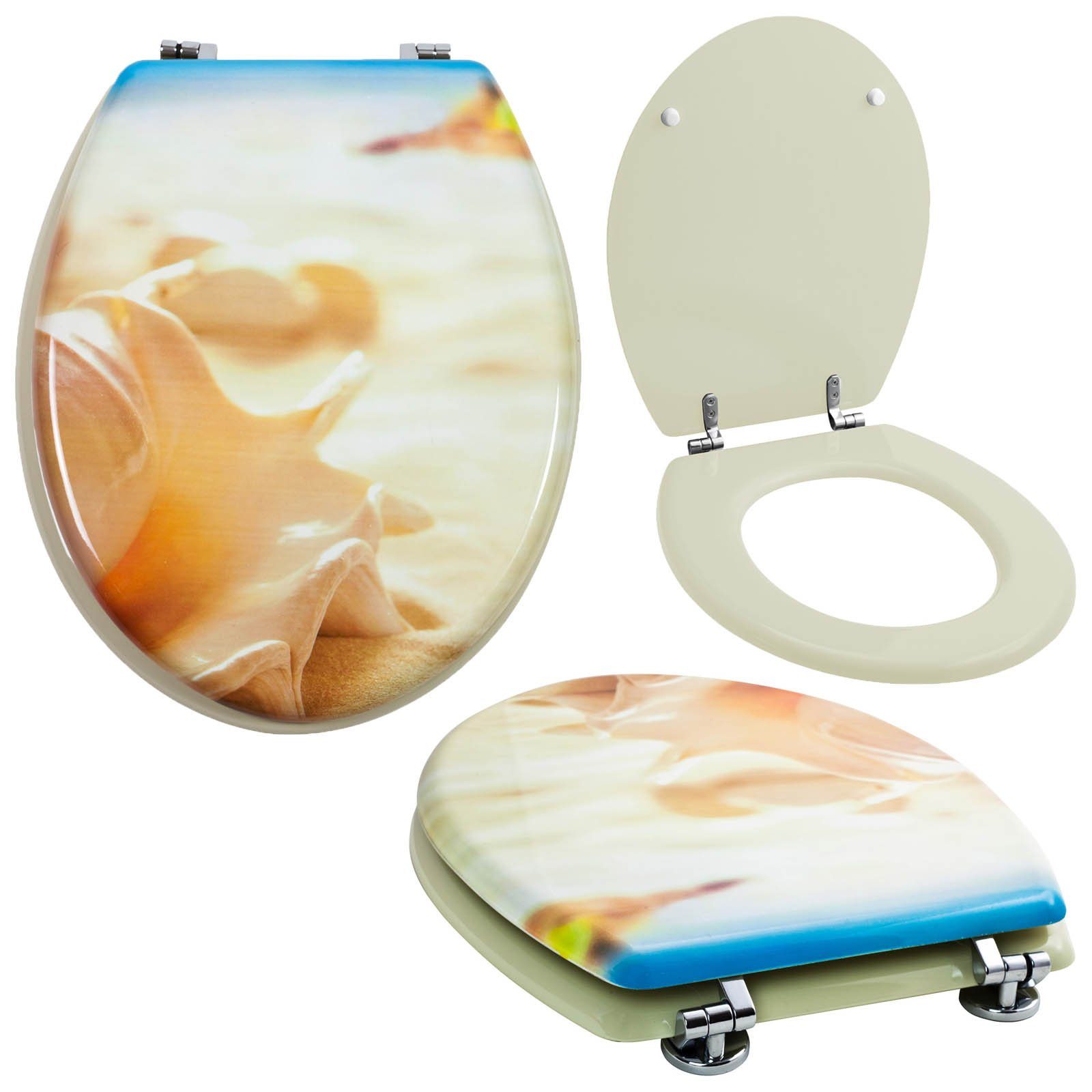 Grafner WC-Sitz WC-Sitz aus MDF Toilettensitz günstig online kaufen