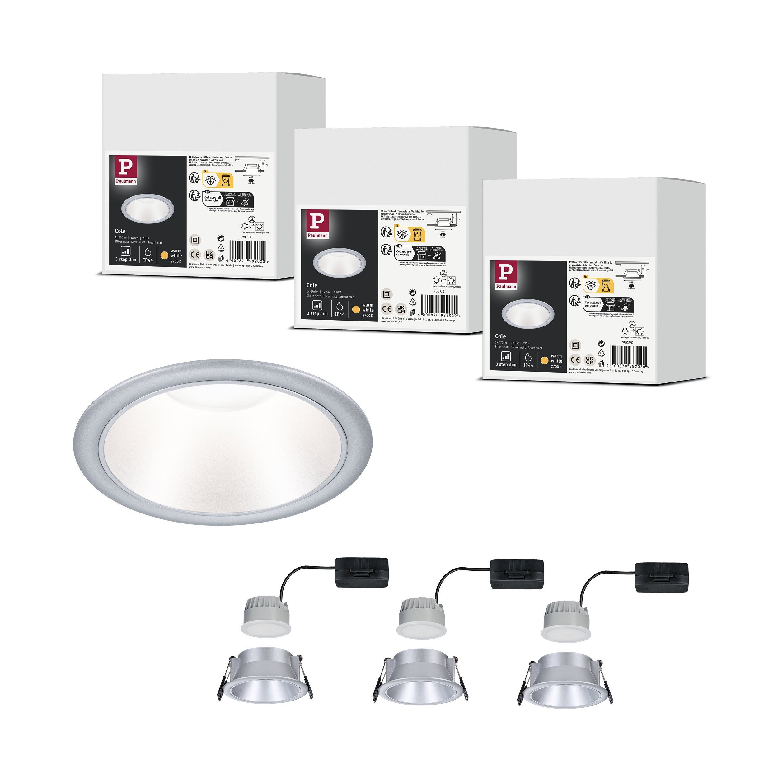 Paulmann LED Panel Preisattraktives Starterset Zigbee 3.0 Smart Home smik Gateway + LED P