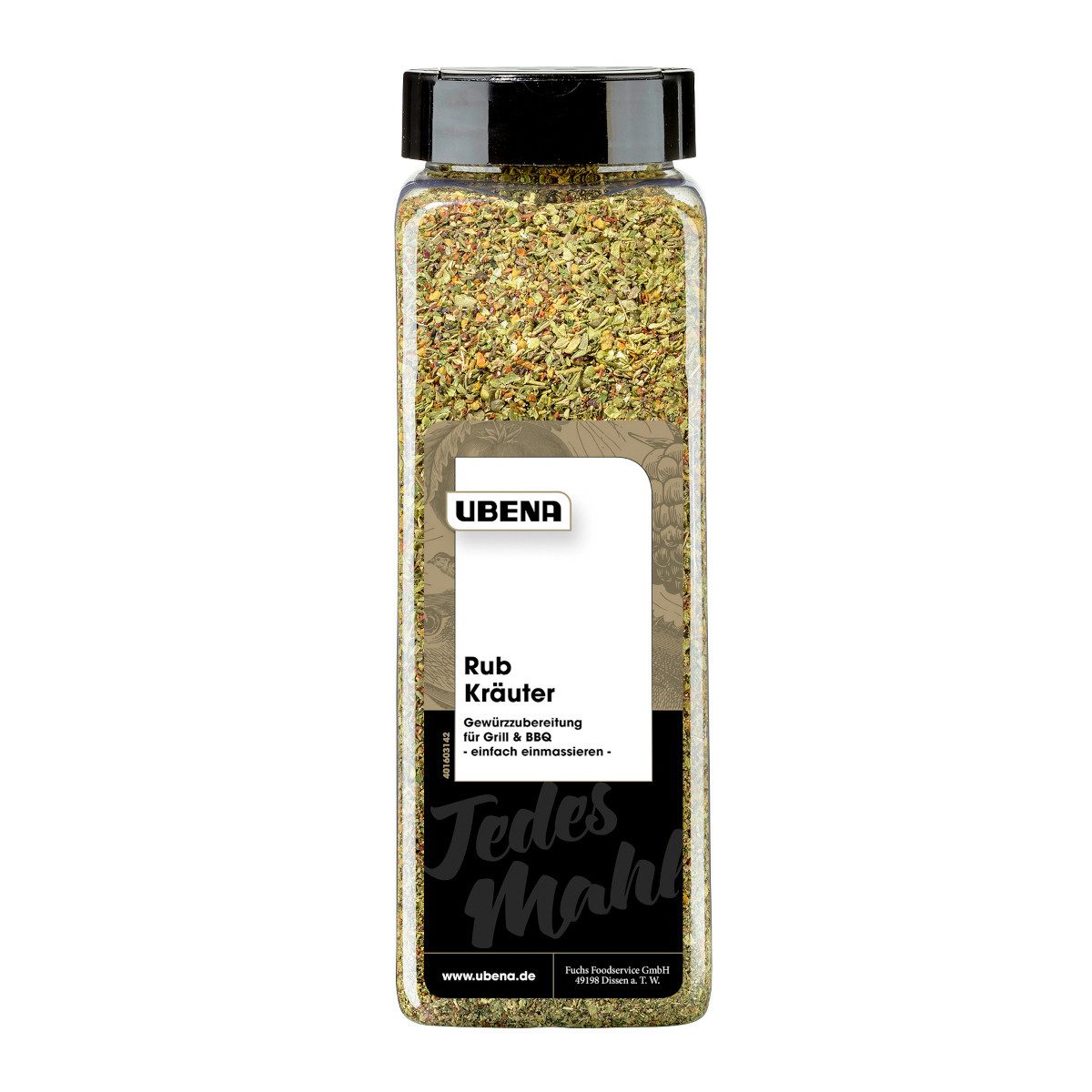UBENA Gewürz, Ubena Kräuter Rub Gewürzzubereitung ausgewählte Mischung 400g