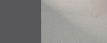 Feldmann-Wohnen Eckhängeschrank Essen (Soft-Close-Funktion, abrieb-/kratzfeste Acrylfronten (Ultrahochglanz), 1-St., Türanschlag wechselbar, mit Glanztiefe (Glaseffekt) 60x60x72cm Front- & Korpusfarbe wählbar, 1 Tür innen 2 Einlegeböden