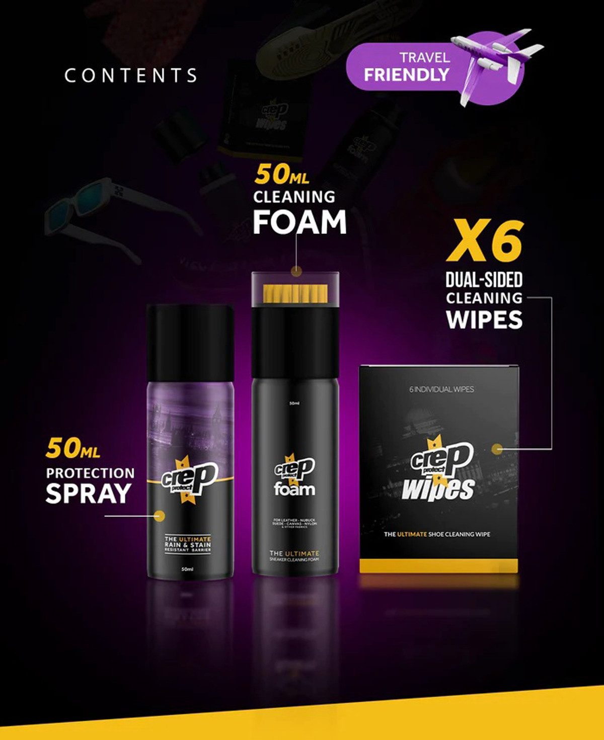 Thumbnail - Crep Protect Starter Pack Schuhreiniger (3-St)