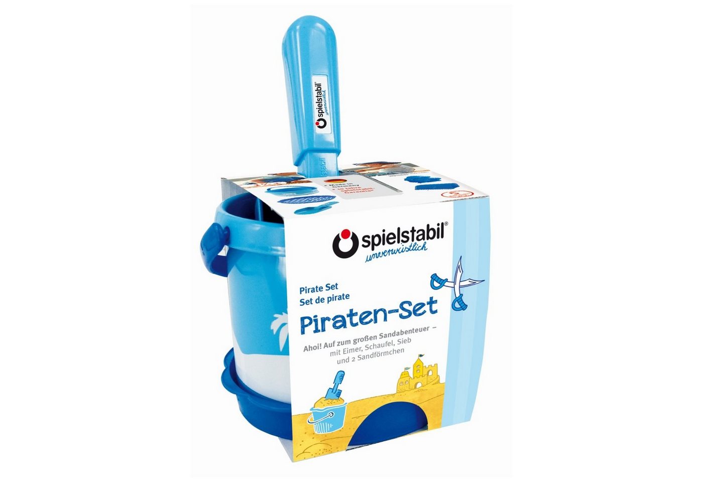 Spielstabil Spielzeug-Gartenset Spielstabil Piraten-Set 5-teilig, (5-tlg), Piraten Design