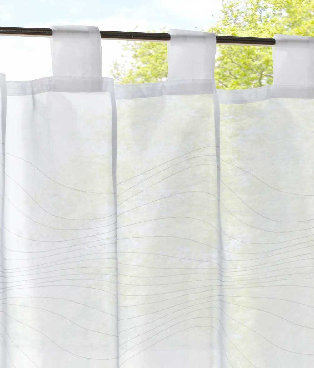 Gardinenbox Scheibengardine, Schlaufe (1 St), transparent, günstig online kaufen