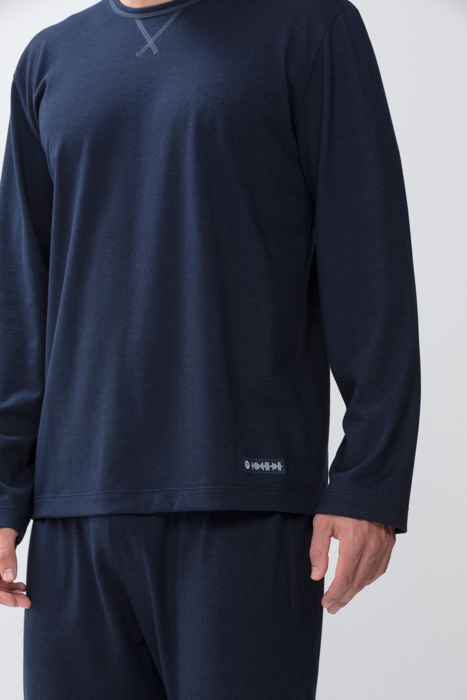 Mey Langarmshirt Herren Serie Zzzleepwear uni (1-tlg)