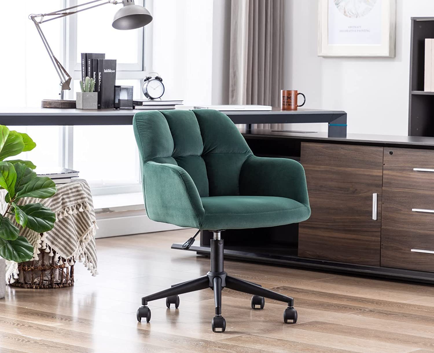 WAHSON OFFICE CHAIRS Bürostuhl Samt/Pu-Leder Bürostuhl Schreibtischstuhl Dr günstig online kaufen