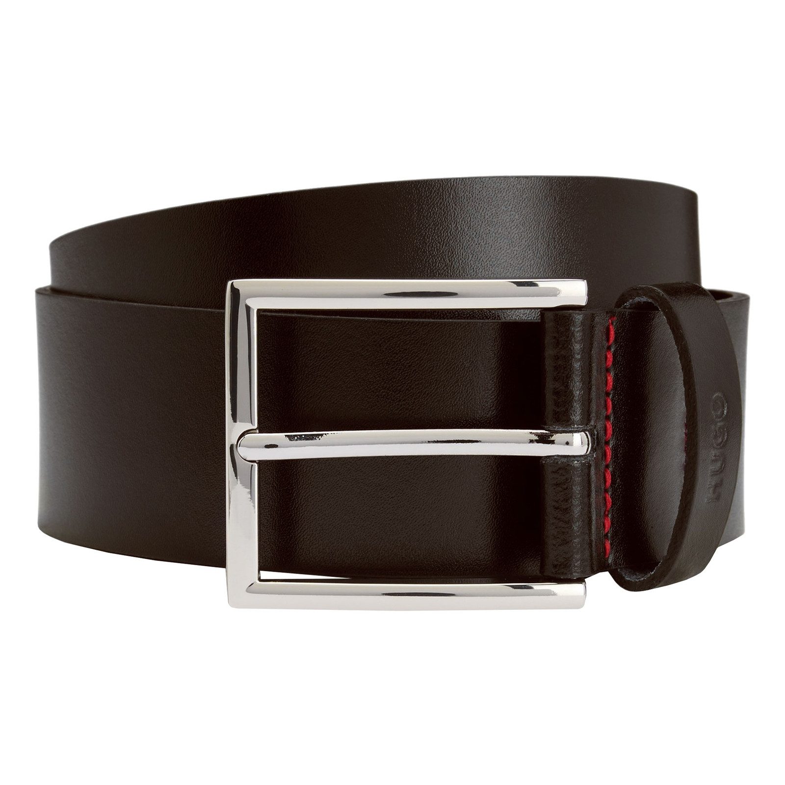 HUGO Ledergürtel Giaspo_SZ40 Schlaufe mit Logo-Prägung günstig online kaufen