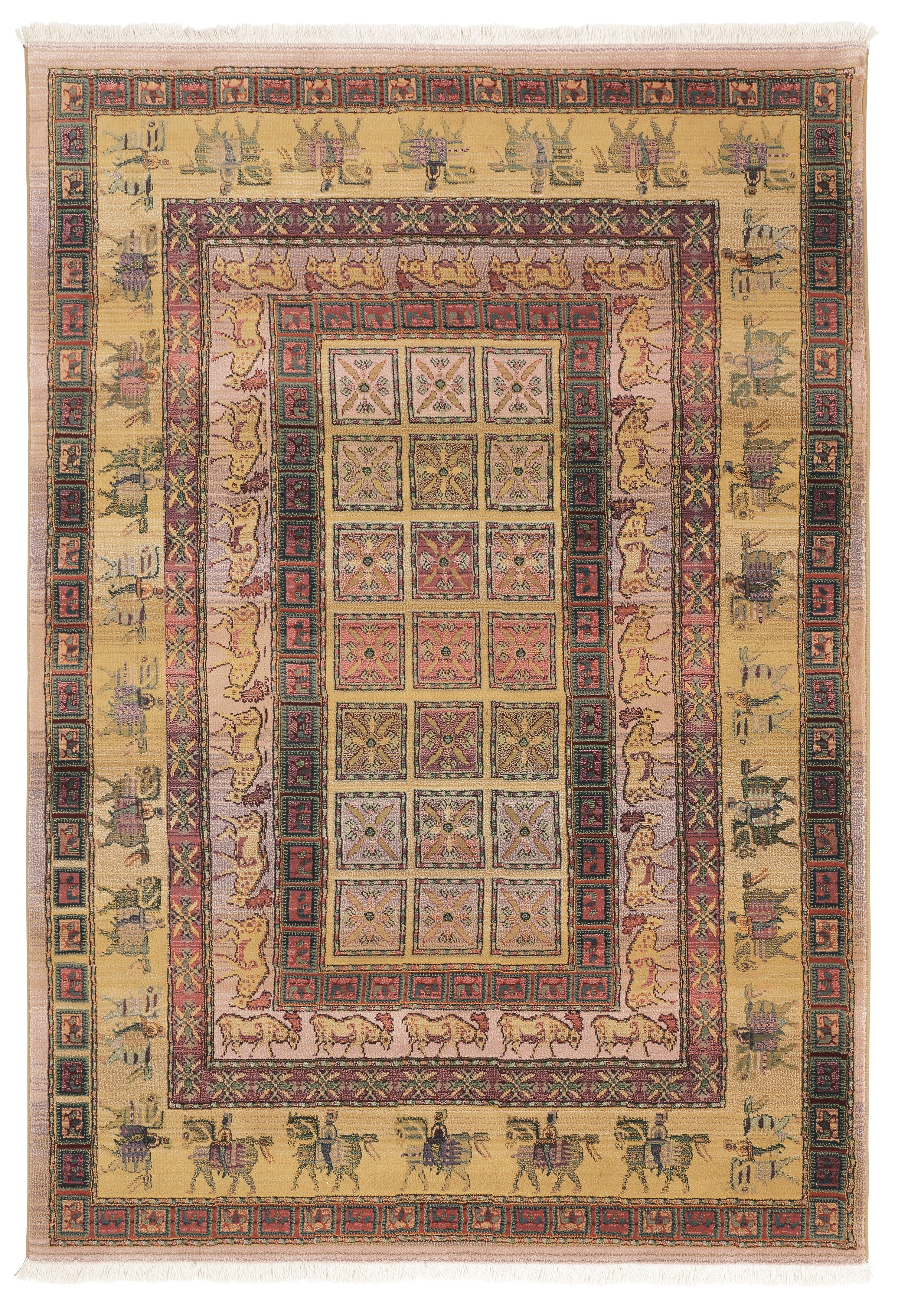 Teppich »Gabiro Pazyryk«, Oriental Weavers, rechteckig, Höhe 11 mm, Orient-Optik, mit Fransen, Wohnzimmer-HomeTrends