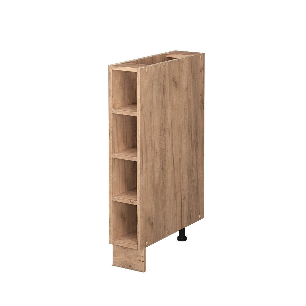 Vicco Unterschrank Fame-Line, Goldkraft Eiche/Goldkraft Eiche, 15 cm ohne Arbeitsplatte (1-St) – Bild 5 von 5