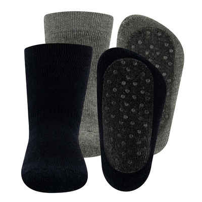 Ewers ABS-Socken Stoppersocken Uni (2-Paar)