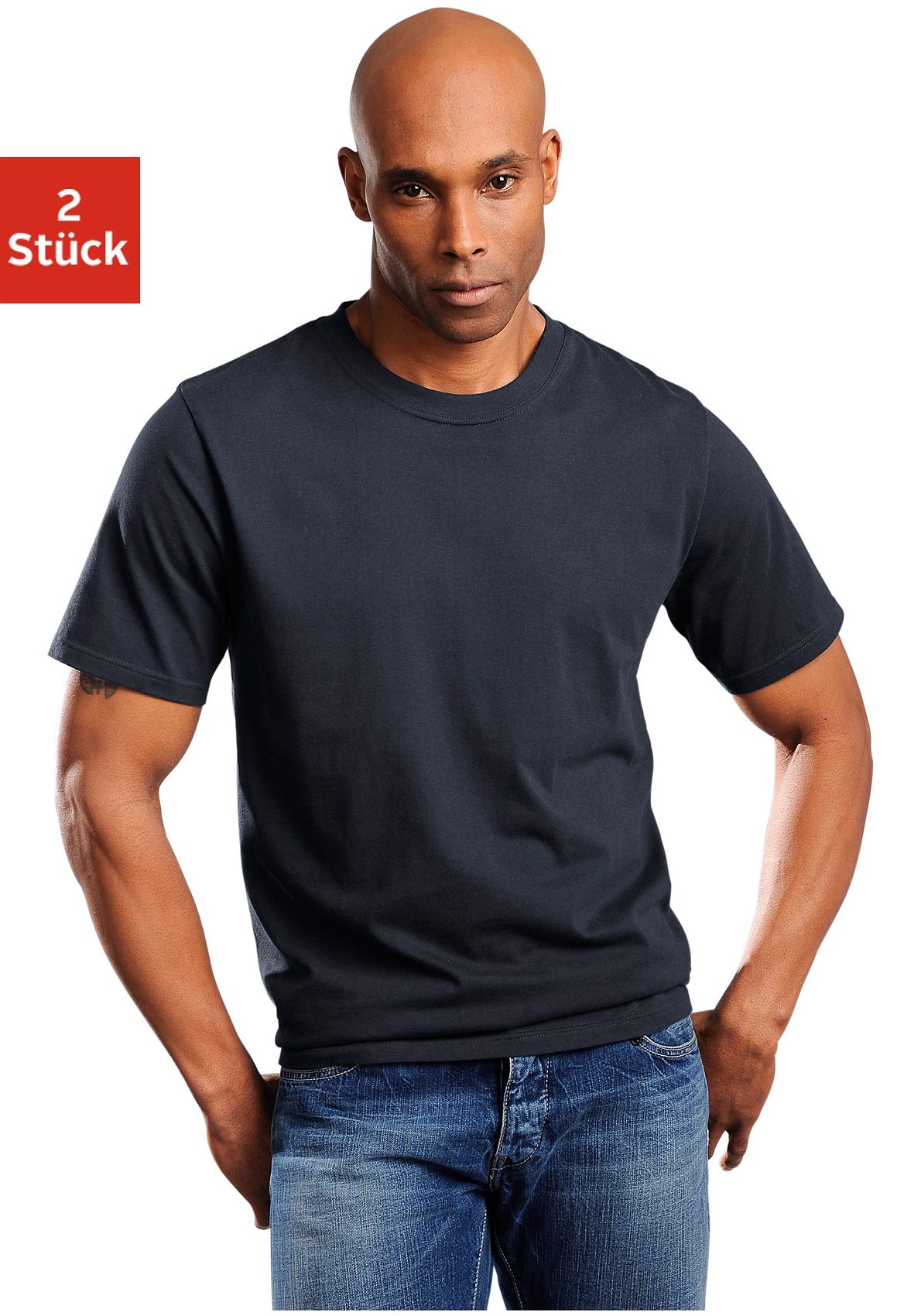 Schiesser T-Shirt (2er-Pack) schlichte Basic-Shirts in Top-Markenqualität  online kaufen | OTTO