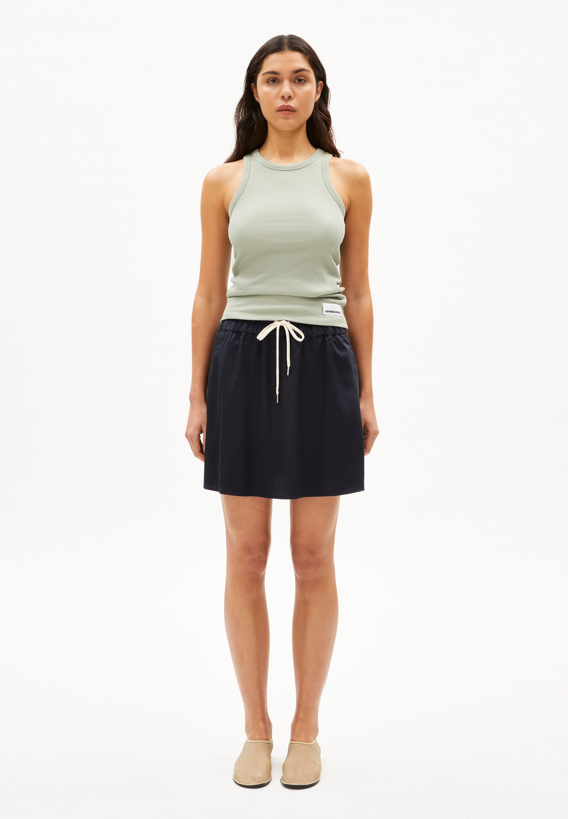Armedangels Shirttop KANITAA Ripp-Top aus Bio-Baumwoll günstig online kaufen