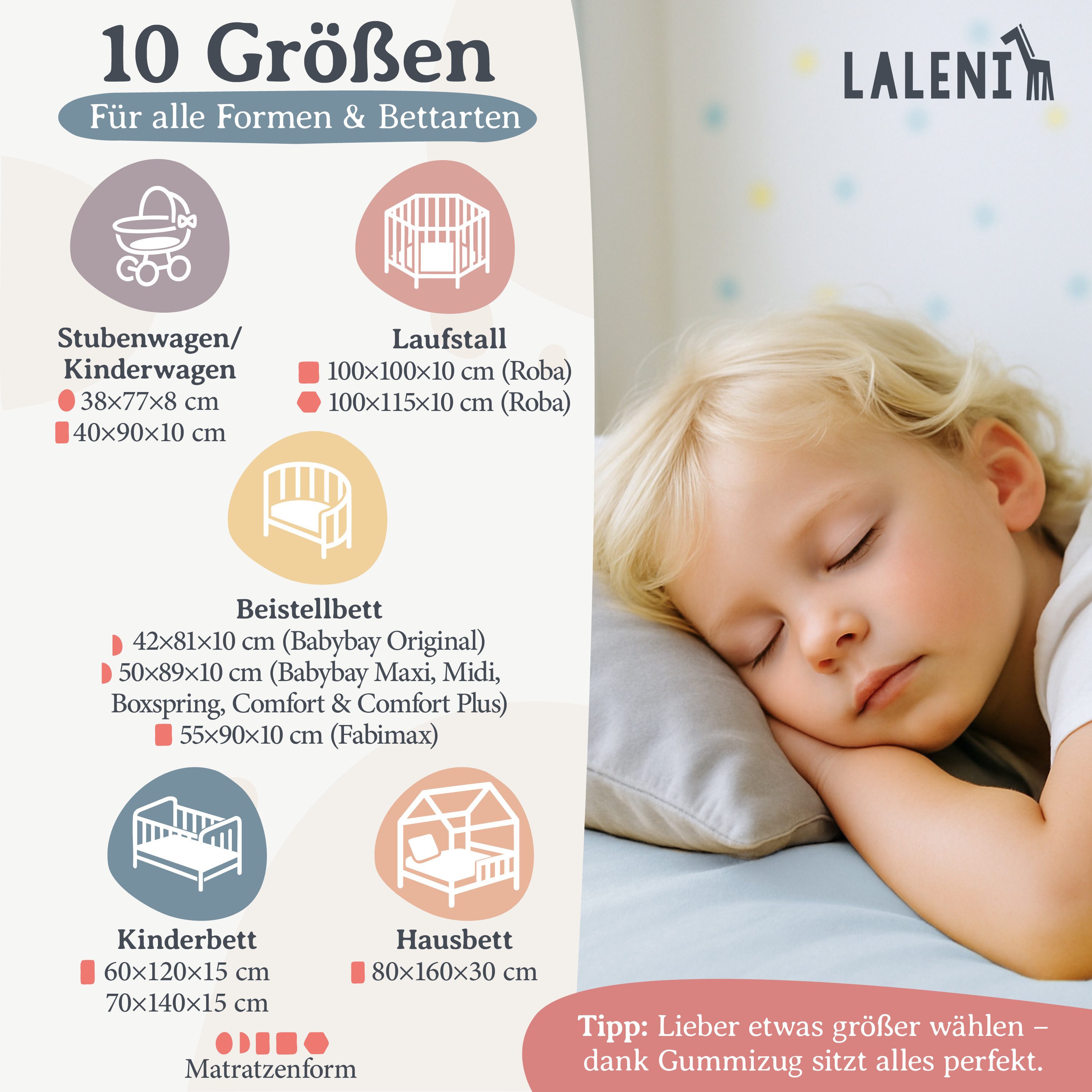 Laleni Spannbettlaken Atmungsaktives weiches und wärmendes günstig online kaufen