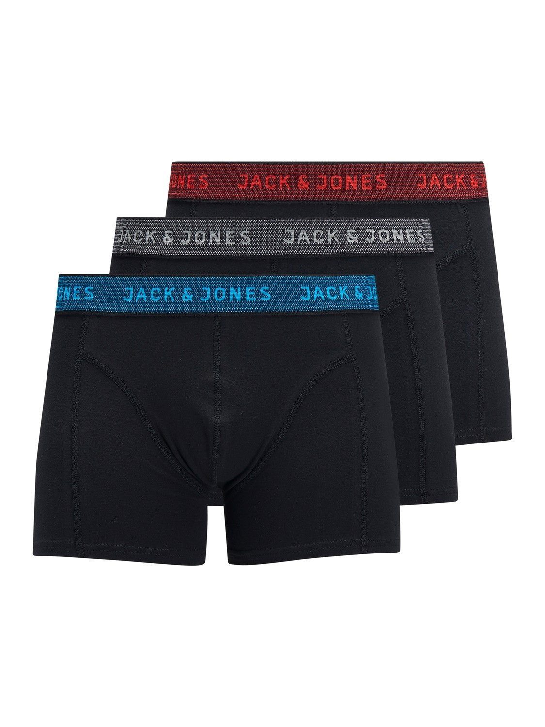 Jack & Jones 3-er Set Trunks Schwarz günstig online kaufen