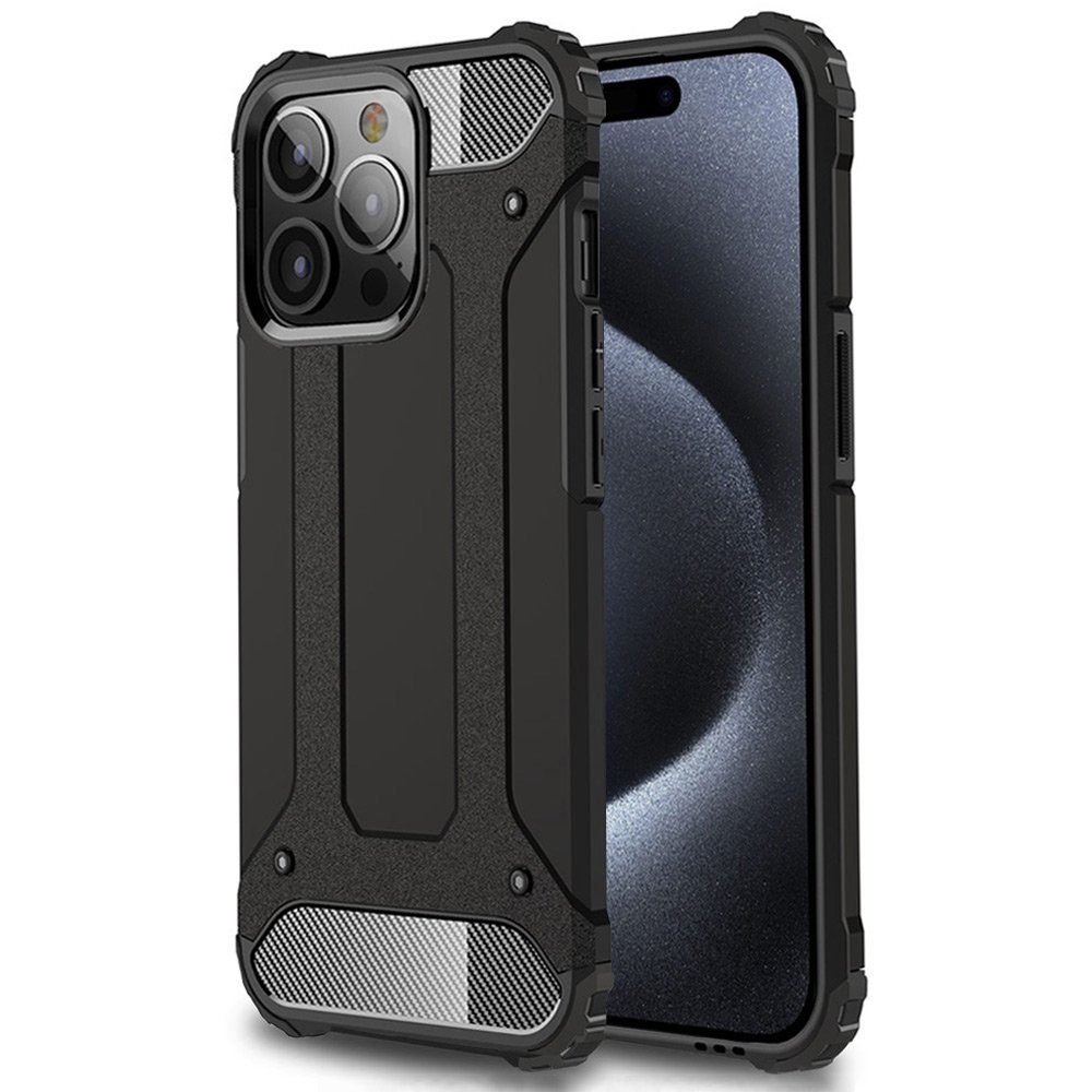 FITSU Handyhülle Outdoor Case für Apple iPhone Hülle Robuste Schutzhülle Cover Bumper, Hülle für iPhone 15, 14, 13, SE 2022, 12, SE 2020, 11 Pro, 11, 8, 7