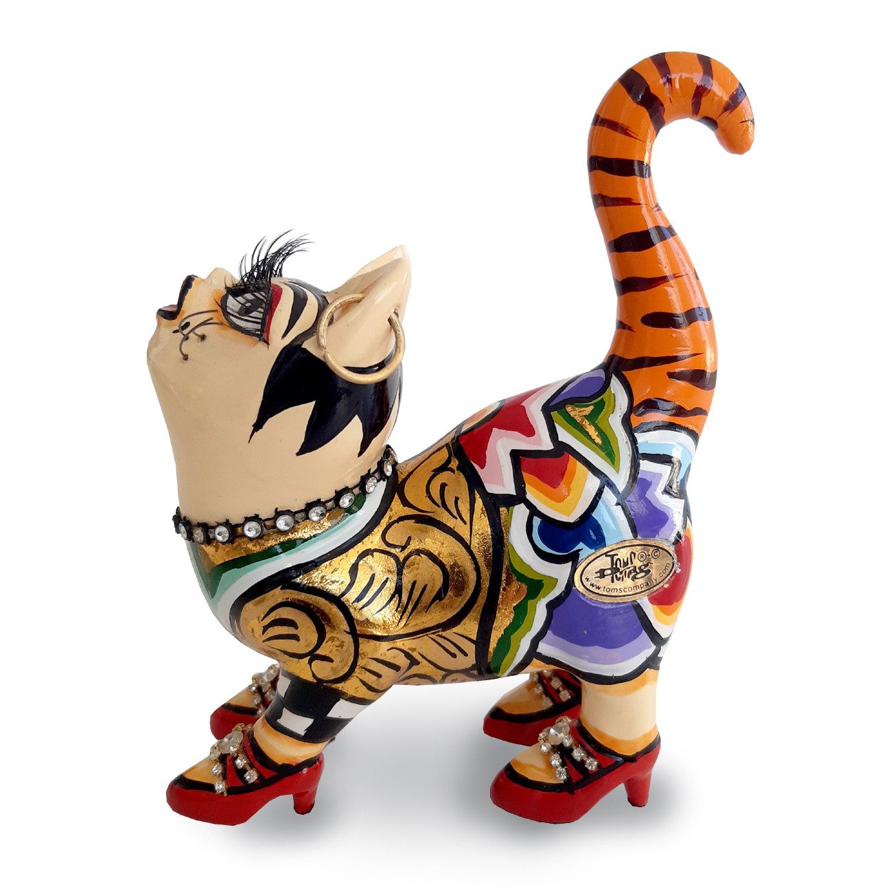 Tom`s Drag Tierfigur Kitty (S), perfekt zu jedem Anlass, Geburtstag, Weihnachten. Sammelfigur