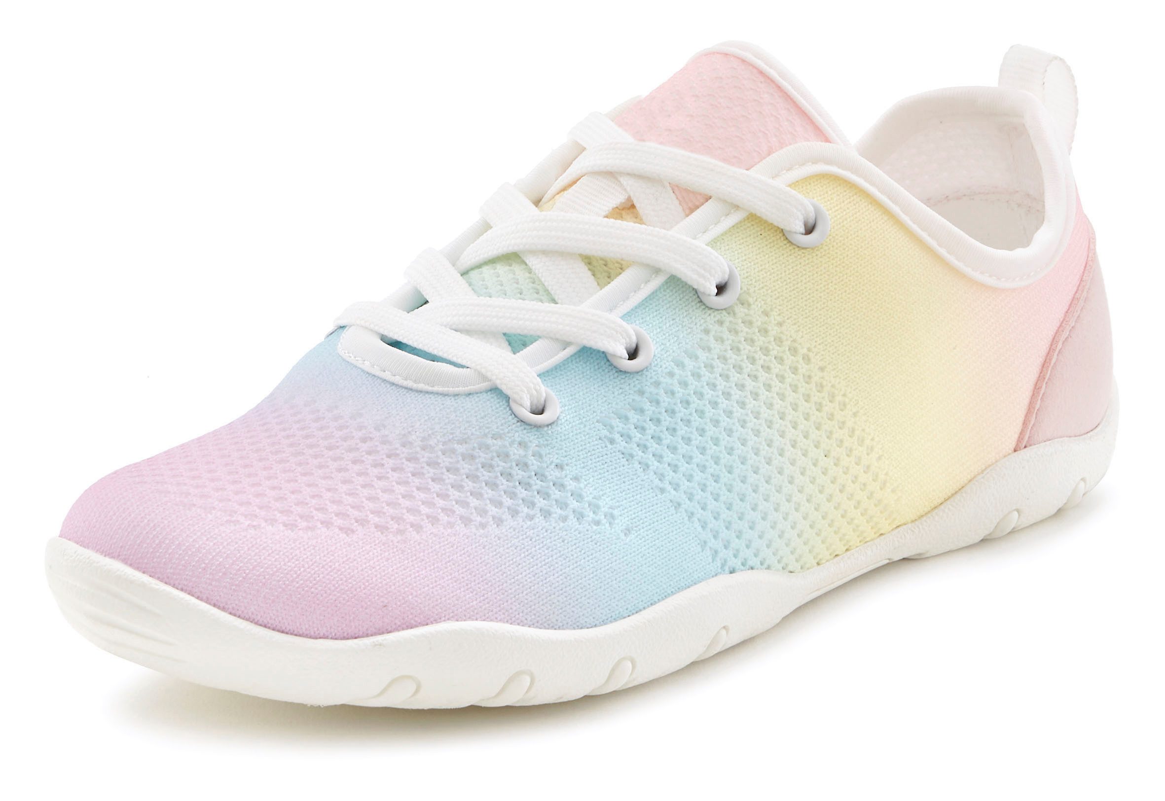 Vivance Schnürhalbschuh, Sneaker mit leichter Sohle und modischem Farbverla günstig online kaufen