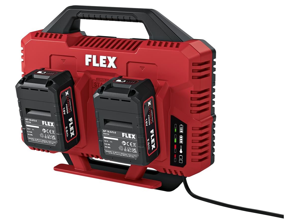 Flex CA SP 2x 12/18 Werkzeug-Akku-Ladetechnik (Doppelladegerät für 12 V und 18 V Akkus)