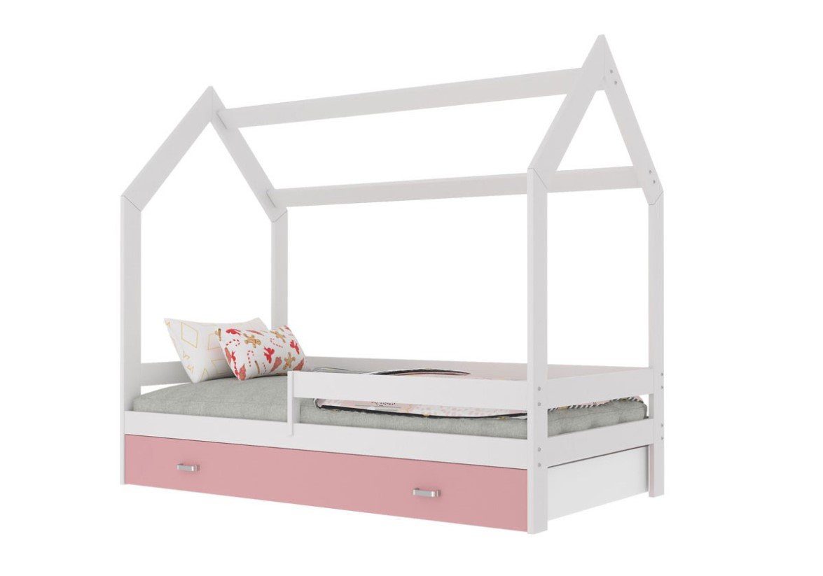 pressiode Hausbett Kinderbett mit Schublade Hausbett Haus Holz Bettenkauf  160x80cm