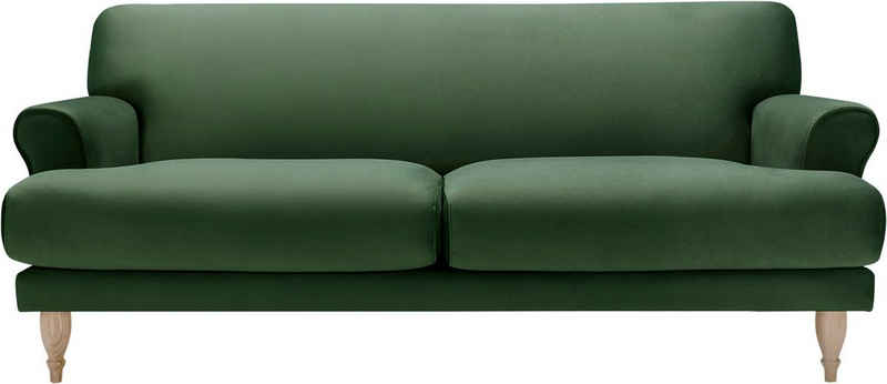 LOVI Sofa »Ginger«, 2-Sitzer, Füße in Eiche natur, Sitzunterfederung mit Dynaflex Polsterunterlage, Hightech-Gewebe mit hoher Dimensionsstabilität